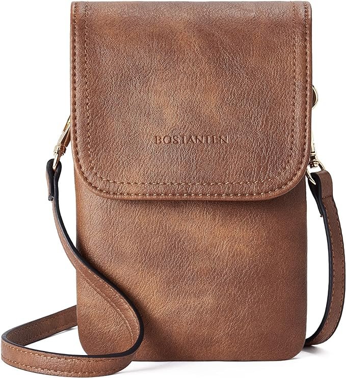 BOSTANTEN Leather Small Crossbody Bag